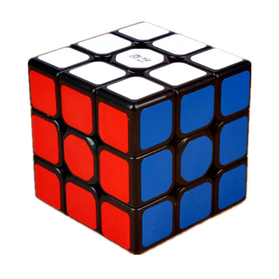 QiYi QiHang Warrior M 3x3 Magic Cubes White Black Speed Puzzle Professional Cubo Magico Toys Birthday Christmas Gifts For Kids
