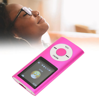 1.8in Player Support Memory Card Ultra Thin LCD MP3 Player with Bluetooth for Students Running Walking MP3 Player LCD Player