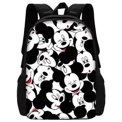 Disney Cute Mickey Minnie Child School Backpack With Shoulder Bag Pencil Bags School Bags for Boys Girls Best Gift