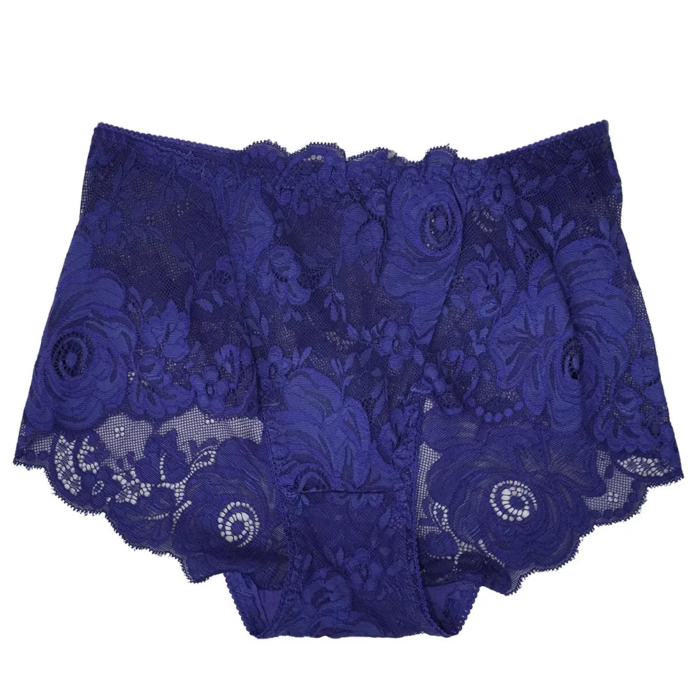 Sexy Women's Lace Panties Underwear Hollow Out Intimate Lingerie Female Lace Floral Underpants Briefs Woman Candy Color
