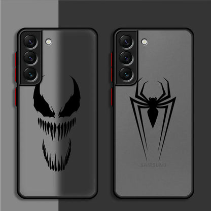 Shockproof Case for Samsung Galaxy S22 S9 FE S23 S23 FE S21 S24 Plus Marvel Spiderman Ironman Cover