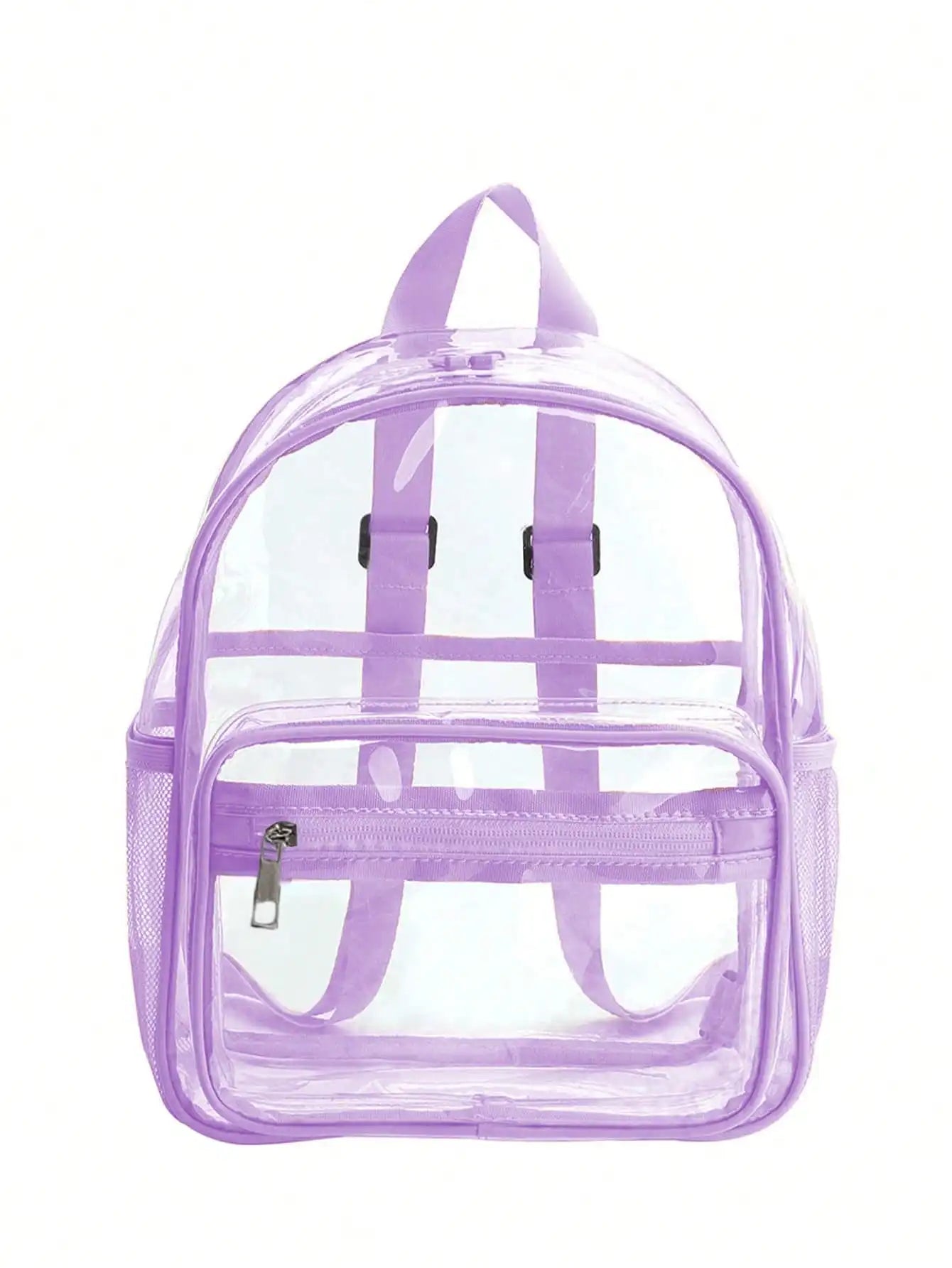Transparent Contrasting Color Waterproof Children'S Backpack Suitable For Girls, Boys, Swimming, Outdoor Sports, And Travel