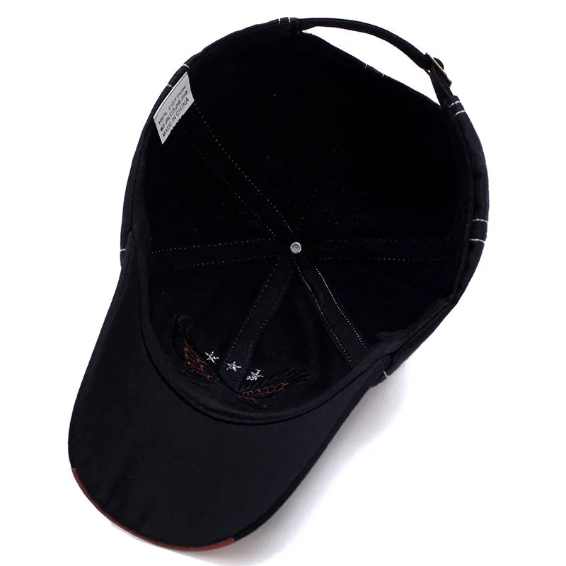 Hats Men'S And Women'S Four-Season Shade Baseball Cap Eagle Embroidery Korean Version Trendy Casual Couple Sunscreen Sun Hat
