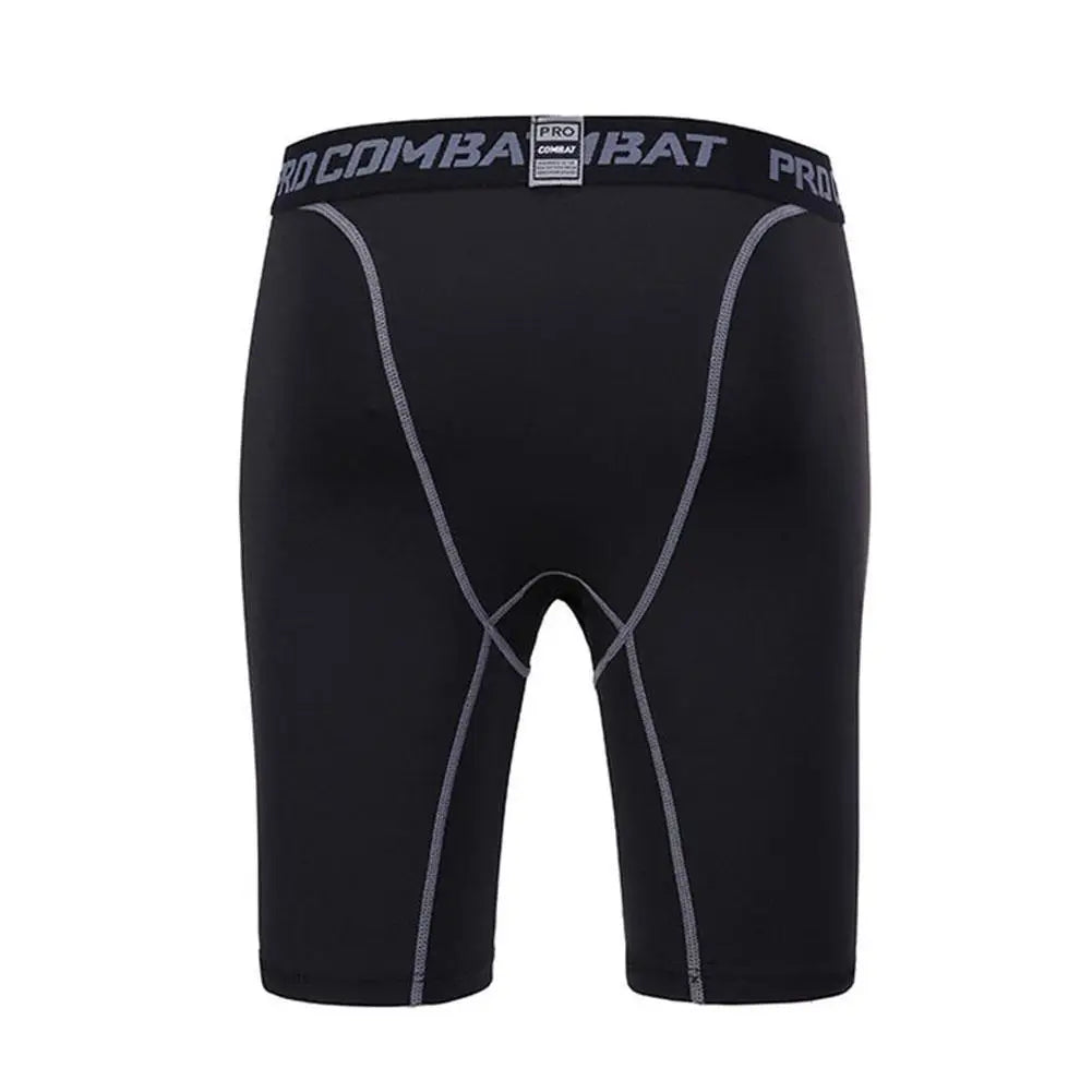 Mallas deportivas para hombre, pantalones de fitness, mallas de compresión elástica, pantalones cortos de entrenamiento para correr en el gimnasio, pantalones cortos de secado rápido.