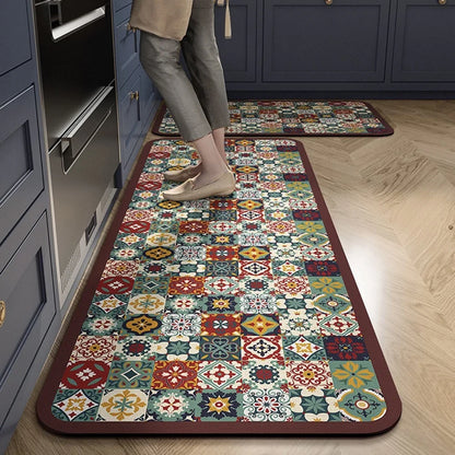 Non-slip Kitchen Carpets for Living Room Long Area Rug Kitchen Floor M0at Carpets Entrance Door Mat Home Decor Alfombra Tapis
