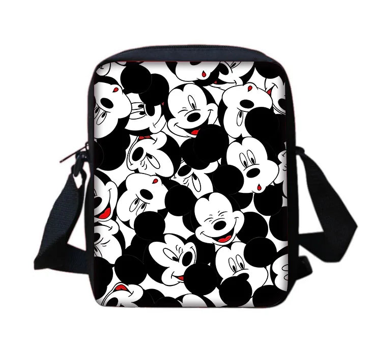 Disney Cute Mickey Minnie Child School Backpack With Shoulder Bag Pencil Bags School Bags for Boys Girls Best Gift