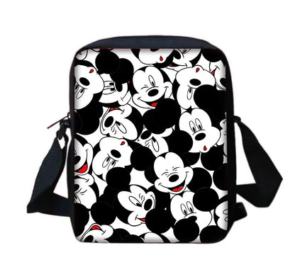 Disney Cute Mickey Minnie Child School Backpack With Shoulder Bag Pencil Bags School Bags for Boys Girls Best Gift