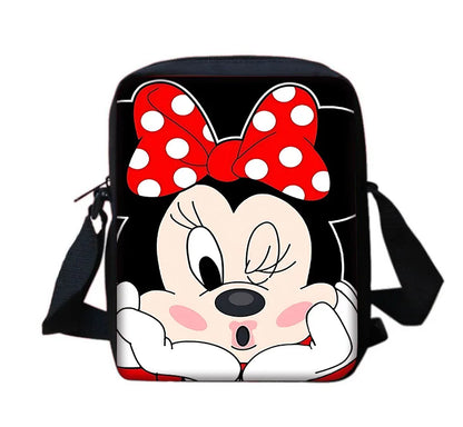 Disney Cute Mickey Minnie Child School Backpack With Shoulder Bag Pencil Bags School Bags for Boys Girls Best Gift