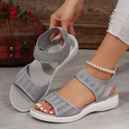 Fashionable Flying Woven Flat Sandals