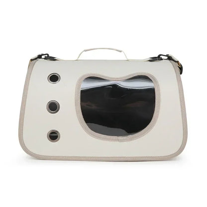 Portable Pet Carrier Bag Foldable Breathable Mesh Travel Bag for Small Cats Dogs Soft-Sided Handheld Outing Travel Pet Backpack