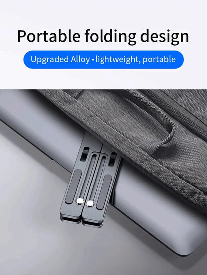 Foldable Laptop Stand Adjustable Portable Notebook Bracket Support Base Aluminum Alloy Holder For Macbook Laptop PC Accessories