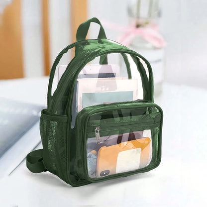 Transparent Contrasting Color Waterproof Children'S Backpack Suitable For Girls, Boys, Swimming, Outdoor Sports, And Travel