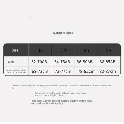 Fashion Seamless Half Cup Cloud Nude Underwear Women  Small Breast Gathering Support Anti-Sagging Soft Wireless Bra