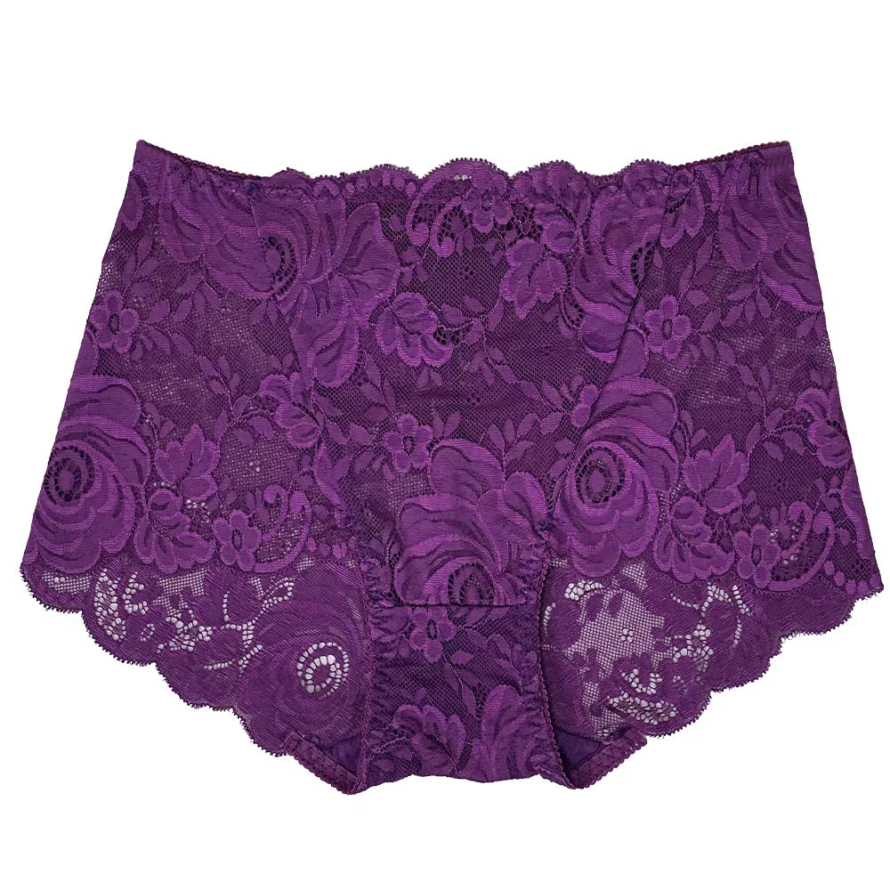 Sexy Women's Lace Panties Underwear Hollow Out Intimate Lingerie Female Lace Floral Underpants Briefs Woman Candy Color