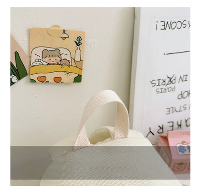 Children's Kindergarten Backpack Cute Cartoon Toddlers Girls' School Backpack Fashion Lightweight Kids Boys Canvas Shoulder Bag