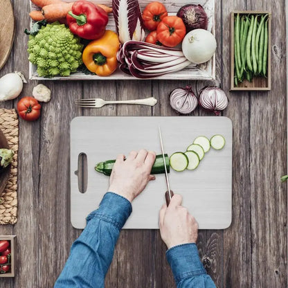 Board Kitchen Titanium Cutting Boards For Stainless  304 Steel Thickened Double-Sided Food Grade Portable Fruit Meat Chopping