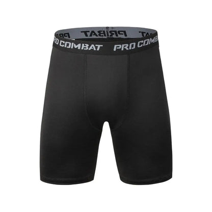 Mallas deportivas para hombre, pantalones de fitness, mallas de compresión elástica, pantalones cortos de entrenamiento para correr en el gimnasio, pantalones cortos de secado rápido.