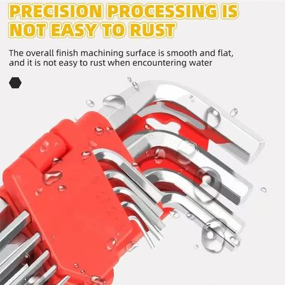 5/8/11 PCS Mini Portable Allen Wrench Metric Wrench Inch Wrench Easy To Carry L Wrench Size Allen Key Short Arm Tool Set