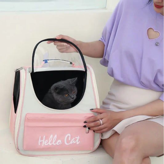 Cat Carrier Bags Windproof Outdoor Travel Backpack for Cat Small Dogs Transport Carrying Bag Cat Backpack Carriers With Cushion