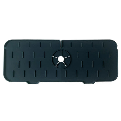Almohadilla absorbente de silicona para grifo de cocina, repisa, fregadero, protector de salpicaduras, tapete de drenaje para baño, accesorios