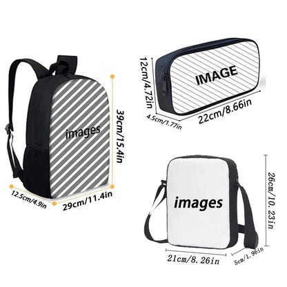 Disney Cute Mickey Minnie Child School Backpack With Shoulder Bag Pencil Bags School Bags for Boys Girls Best Gift
