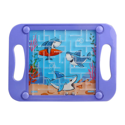 3D Maze Ball Kids Balance Gravity Memory Sequential Puzzle Montessori Early Education Gifts for Baby Educational Toys Best Gifts