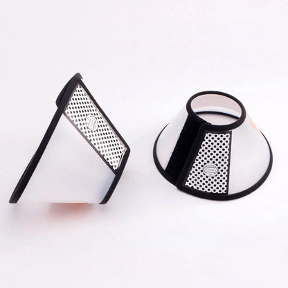 OUWO Pet Protective Collar Dog Cat Neck Cone Collar  Anti Bite Lick Cat Dog Health Medical Circle Surgery Wound Healing