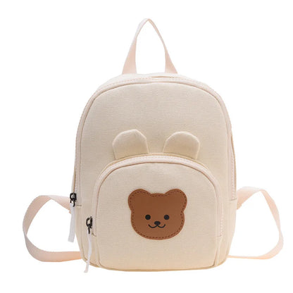 Children's Kindergarten Backpack Cute Cartoon Toddlers Girls' School Backpack Fashion Lightweight Kids Boys Canvas Shoulder Bag