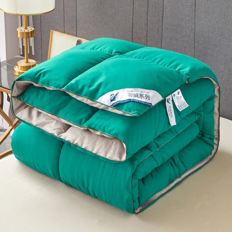 Household hotel white goose down duvet blanket, summer quilt, down comforter, queen comforter