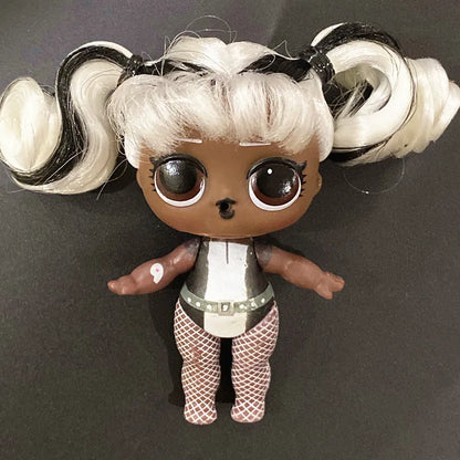 Collection Series 5 Hairgoals Change Color 8cm Big Sister Hair Dolls Lols Bhaddie Doll Set Splatters set Kids Playing Toy Gift