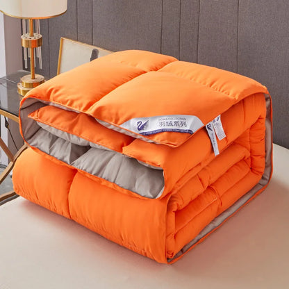 Household hotel white goose down duvet blanket, summer quilt, down comforter, queen comforter