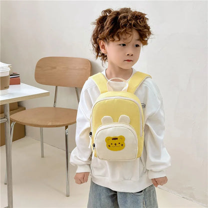 Children's Kindergarten Backpack Cute Cartoon Toddlers Girls' School Backpack Fashion Lightweight Kids Boys Canvas Shoulder Bag