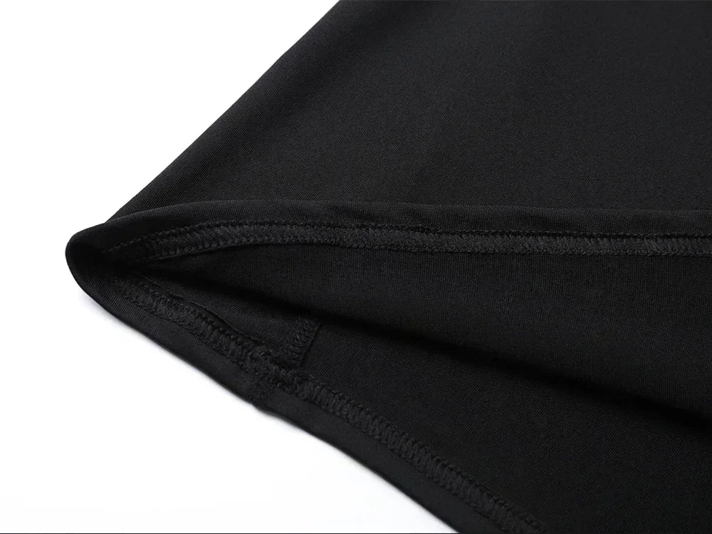 2025Cross Print Compression Shirt for Men Christian Sporty Quick Dry Tshirt Tees Tops Gym Workout Fitness Undershirts Baselayers