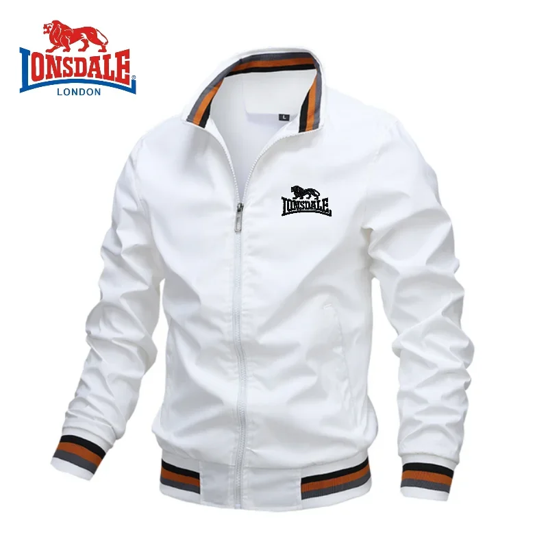 spring and autumn new trend men's stand collar jacket outdoor leisure sports zipper golf men baseball clothing fashion coat