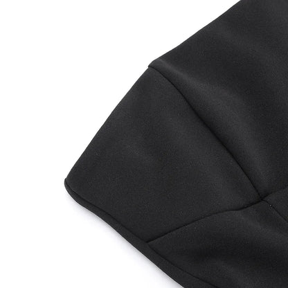 Sleeveless Sexy Tube Top Mini Dresses Solid Patchwork High Waist Summer Fashion Female Bodycon Plunge Vacation Strapless Dress