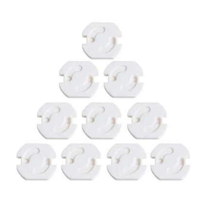 1/10pcs  Baby Safety Child Electric Socket Outlet Plug Protection Security Two Phase Safe Lock Cover Kids Sockets Cover Plugs