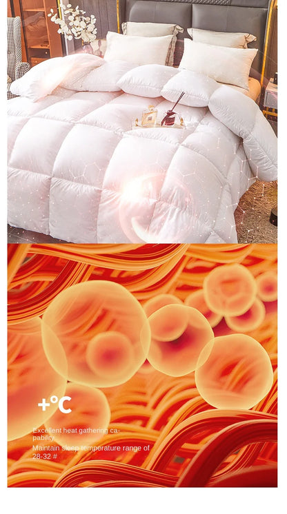 Household hotel white goose down duvet blanket, summer quilt, down comforter, queen comforter