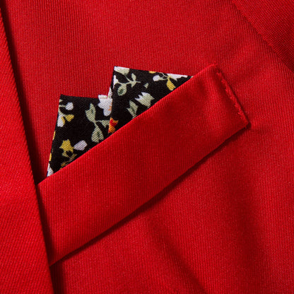 Men Blazer Formal Business Style Slim Fit Single Button Suit Jacket Solid Color Lapel Satin Groom Wedding Banquet Men Suit Coat