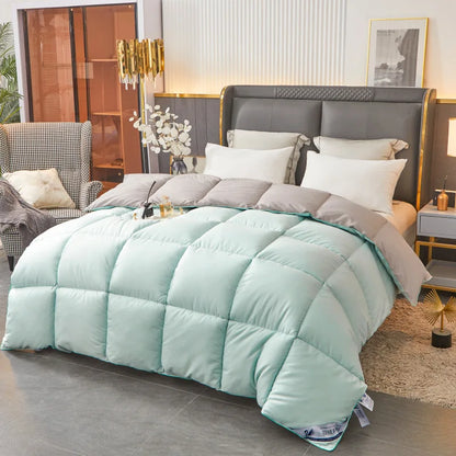 Household hotel white goose down duvet blanket, summer quilt, down comforter, queen comforter