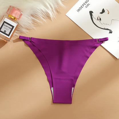 Women's Sexy Panties Temptation Bikini Seamless Female Underwear Thin Belt Thong for Women Fashion Briefs Elasticity Lingerie