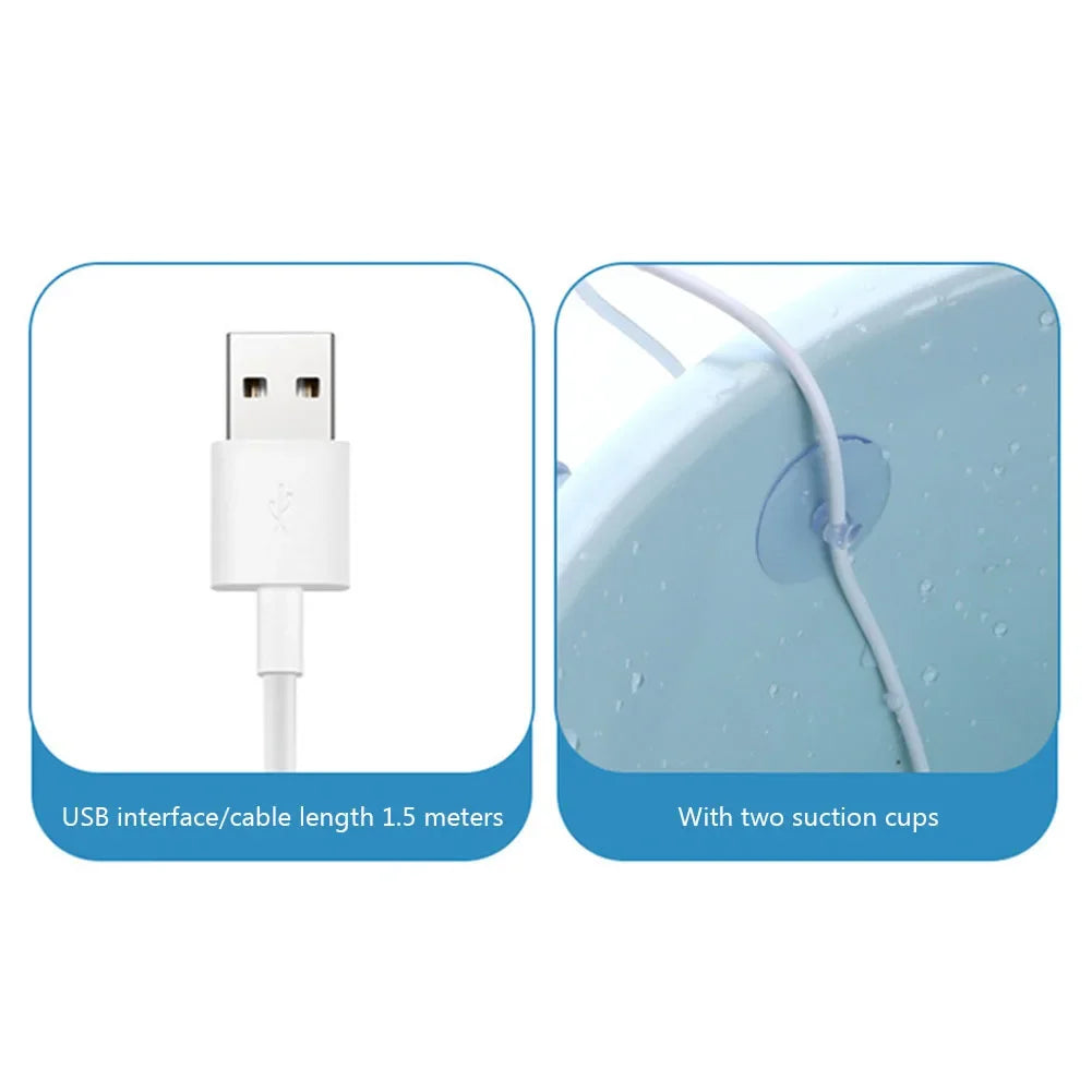 Mini Washing Machine USB Two-way Rotating Turbine Portable Washing Machine For Sock Underwear For Travel Home Business Trip