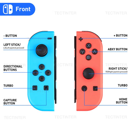 Compatibile con NS Switch/Lite/OLED Controller Joypad Wireless Joystick Gamepad Controle con funzione Wake-up/Screenshot