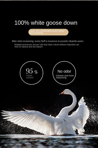 Household hotel white goose down duvet blanket, summer quilt, down comforter, queen comforter