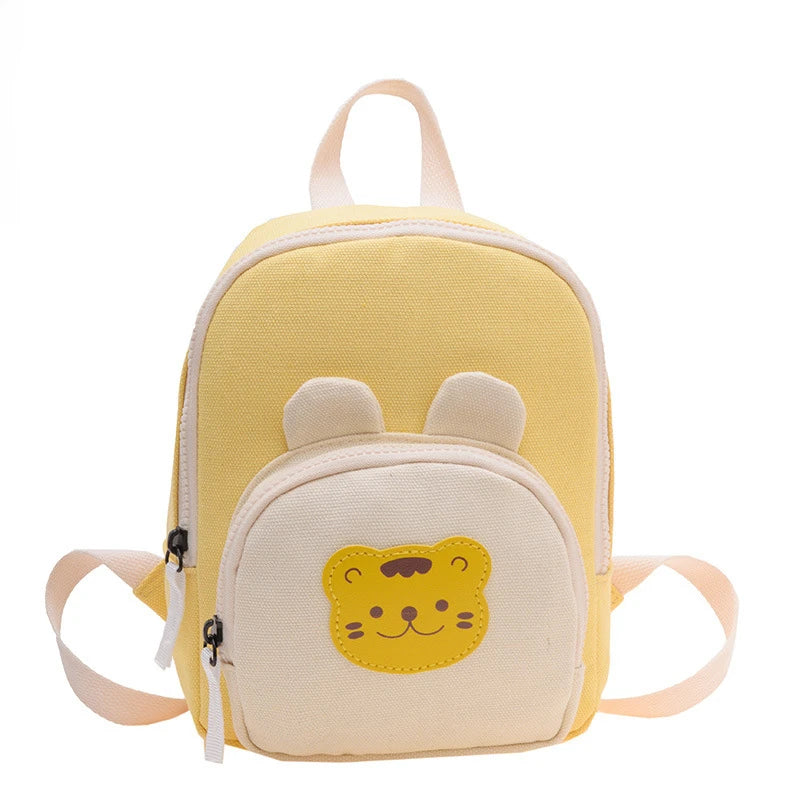 Children's Kindergarten Backpack Cute Cartoon Toddlers Girls' School Backpack Fashion Lightweight Kids Boys Canvas Shoulder Bag