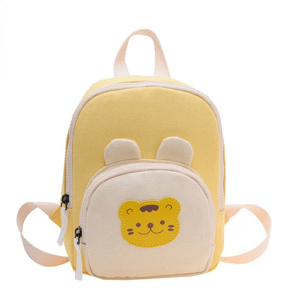 Children's Kindergarten Backpack Cute Cartoon Toddlers Girls' School Backpack Fashion Lightweight Kids Boys Canvas Shoulder Bag