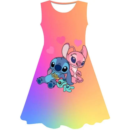 3D Printing Glisten Summer Barbie I Am Kenough Princess Dress Girls Women Short Sleeve Costume Party Dresses Children Clothes