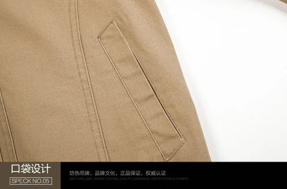 Men's Jackets and Overcoats Military Bomber Jackets Men's Casual Cotton Men's Slim-fit Aviator Jackets  Sizes M -6 XL
