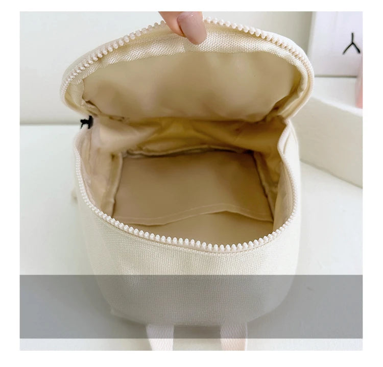 Children's Kindergarten Backpack Cute Cartoon Toddlers Girls' School Backpack Fashion Lightweight Kids Boys Canvas Shoulder Bag