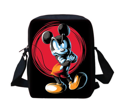 Disney Cute Mickey Minnie Child School Backpack With Shoulder Bag Pencil Bags School Bags for Boys Girls Best Gift