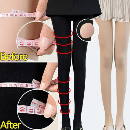 Slim Tights Slimming Leg Pantyhose Women Compression Stockings Sculpting Varicose Veins Fat Calorie Burn Leggings Shaping Stock